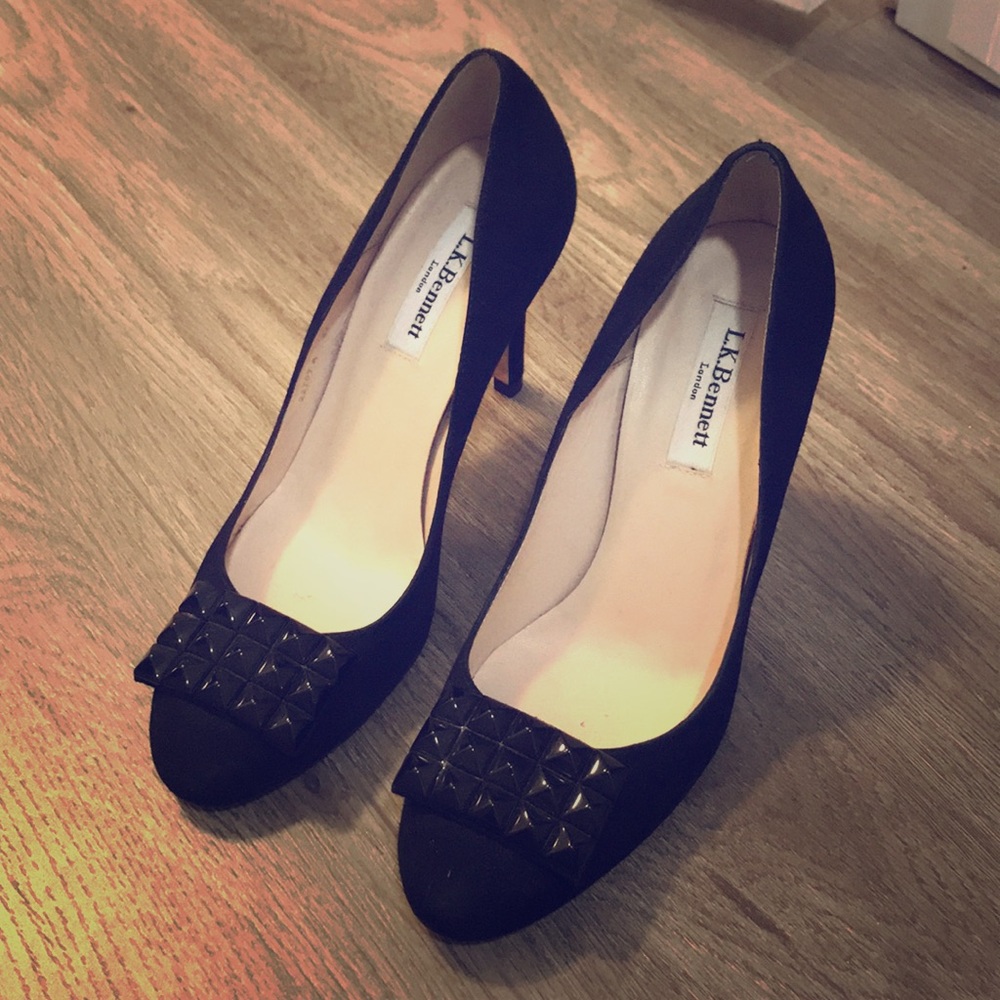 L.K. Bennett Black Heel size 37